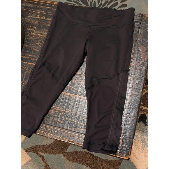 Pants - Lululemon Women's Cropped Leggings Size 10/BLACK/SOFT/GOOD CLEAN CONDITION